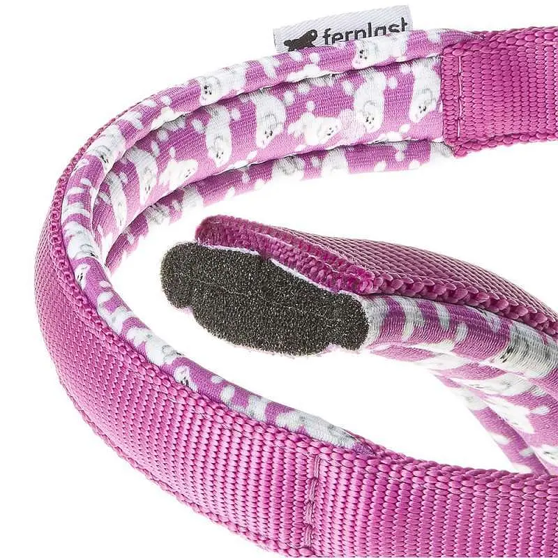 Нашийник для собак Ferplast Daytona Fantasy C20/43 рожевий нейлоновий 2х35-43 см 75232203 - фото 2