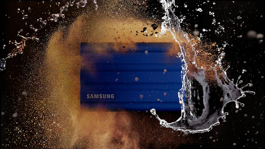Зовнішній SSD накопичувач Samsung T7 Shield 2TB Blue (MU-PE2T0R) [97742] - фото 8