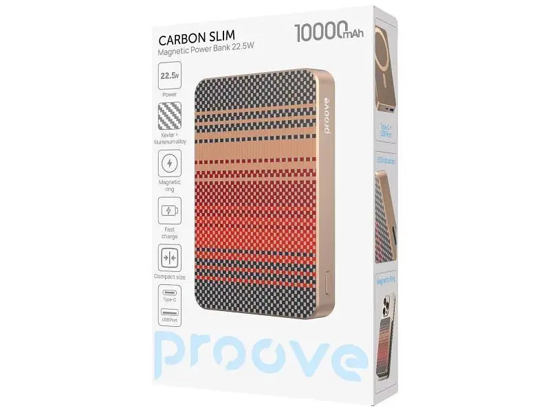 Зовнішній акумулятор (Power Bank) Proove 10000mAh 22.5W Glowrise (PBCS22110052) - фото 6