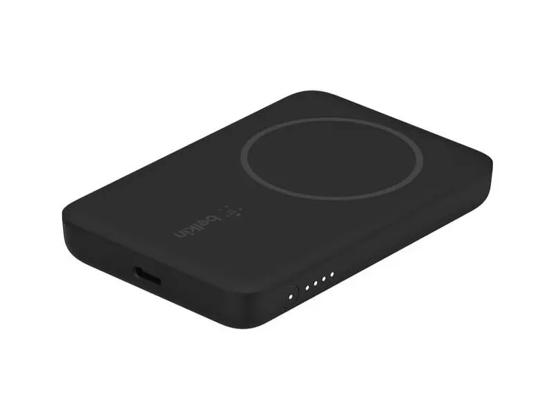 Зовнішній акумулятор (павербанк) Belkin MagSafe 2500mAh Wireless Power Bank black (BPD002BTBK) - фото 3