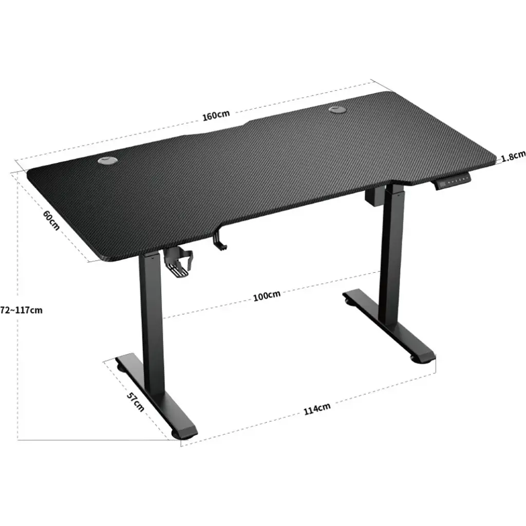 Комп'ютерний ігровий стіл 1stPlayer Moto-E 1660 [111736] - фото 9