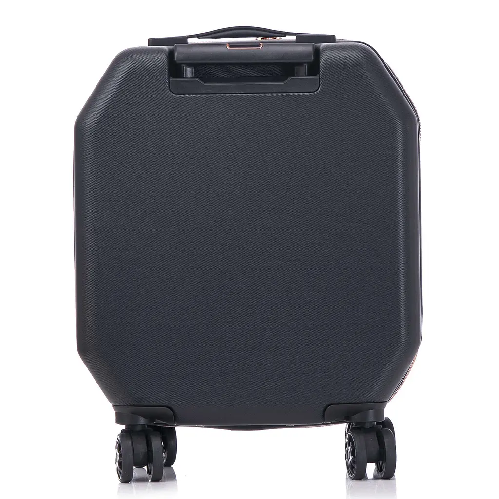 Валіза маленька Semi Line T5821-3 ABS-пластик 20 дюймів 38 л для ручної поклажі Чорна - фото 5