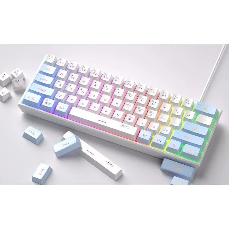 Клавіатура MageGee TS91 RGB (6971969727519-UA) Blue/White - фото 3