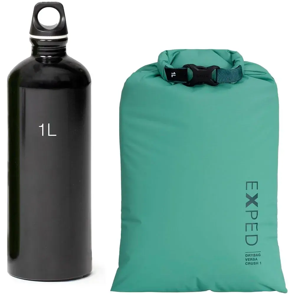 Гермомешок Exped Drybag Versa Crush 1 зеленый - фото 2