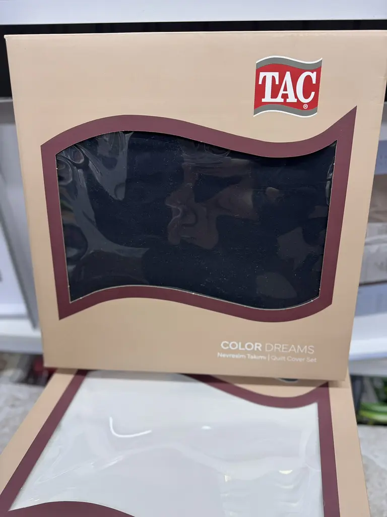 Постільна білизна Basic Black Сатин Tac pbe0052209 - фото 2