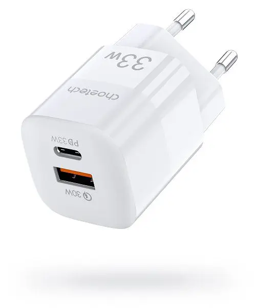 Зарядний пристрій для смартфона Choetech PD5006 33W із швидким заряджанням QC3.0/PD/PPS білий - фото 2