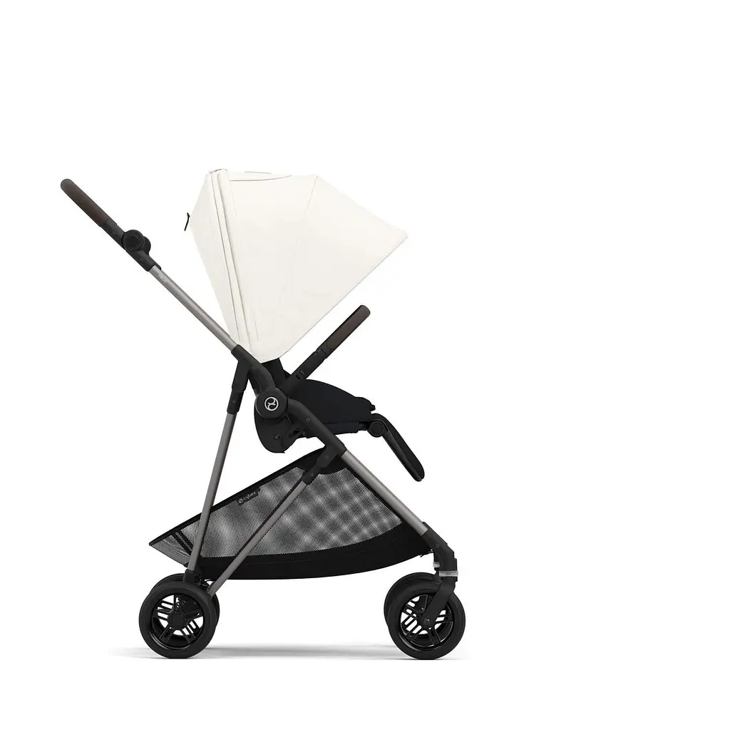 Коляска Cybex Melio Canvas White (с бампером) (524000039) - фото 5