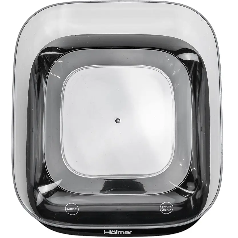 Весы кухонные Holmer HSK-1817GL с чашей черные (HSK-1817GL) - фото 4