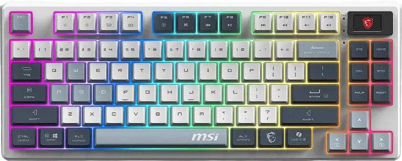 Клавіатура бездротова MSI FORGE GK600 RGB White (S11-43UAP01-HH9)