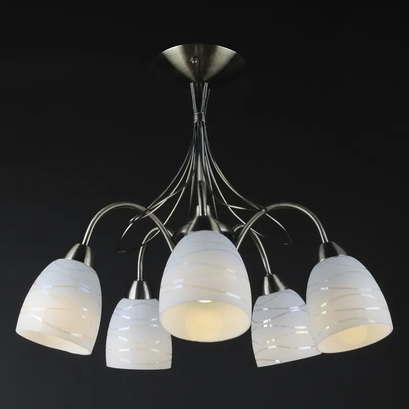 Люстра потолочная Brille E14 40W BZ (LK-527C/5) - фото 8