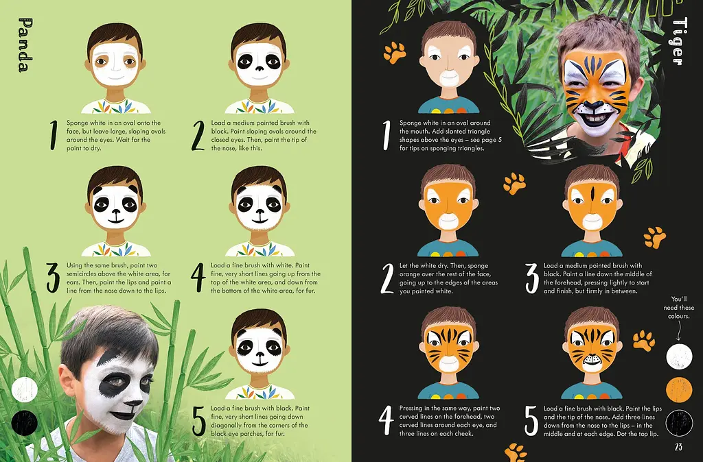 Book of Face Painting - Abigail Wheatley, англ. мова (9781474986465) - фото 6