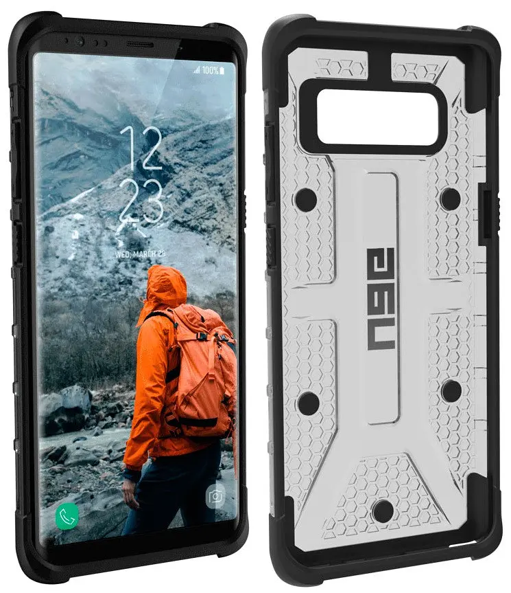 Чохол прозорий протиударний UAG Plasma NOTE8-L-AS Original для Samsung Galaxy Note 8 Ash - фото 10