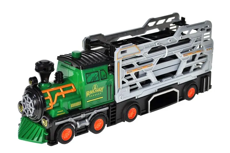 Поїзд інерційний 8907 у коробці р.47,5x12x25,5 см YG Toys - фото 2