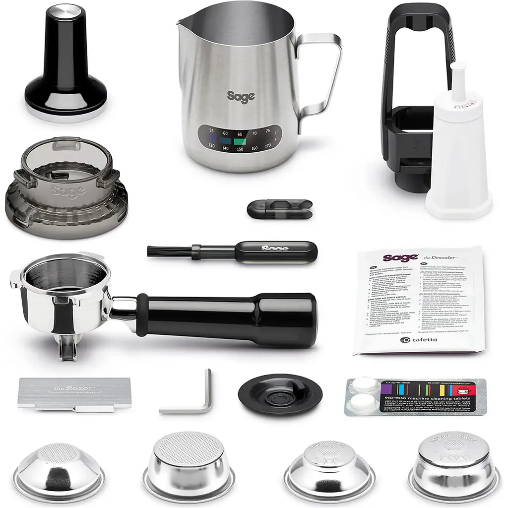 Кавоварка ріжкова Sage Barista Express SES875BSS [121337] - фото 7