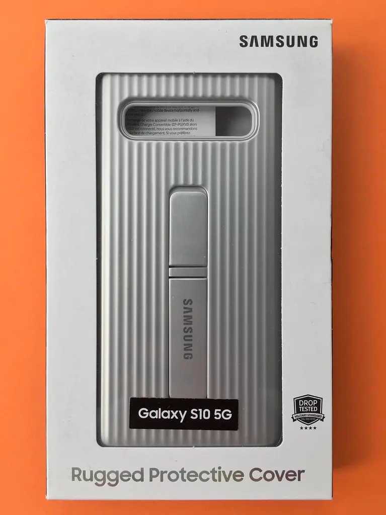 Чохол оригінальний із підставкою Official Protective Rugged Standing Cover G977 EF-RG977CSEGRU для Samsung Galaxy S10 5G (6.7") - фото 8