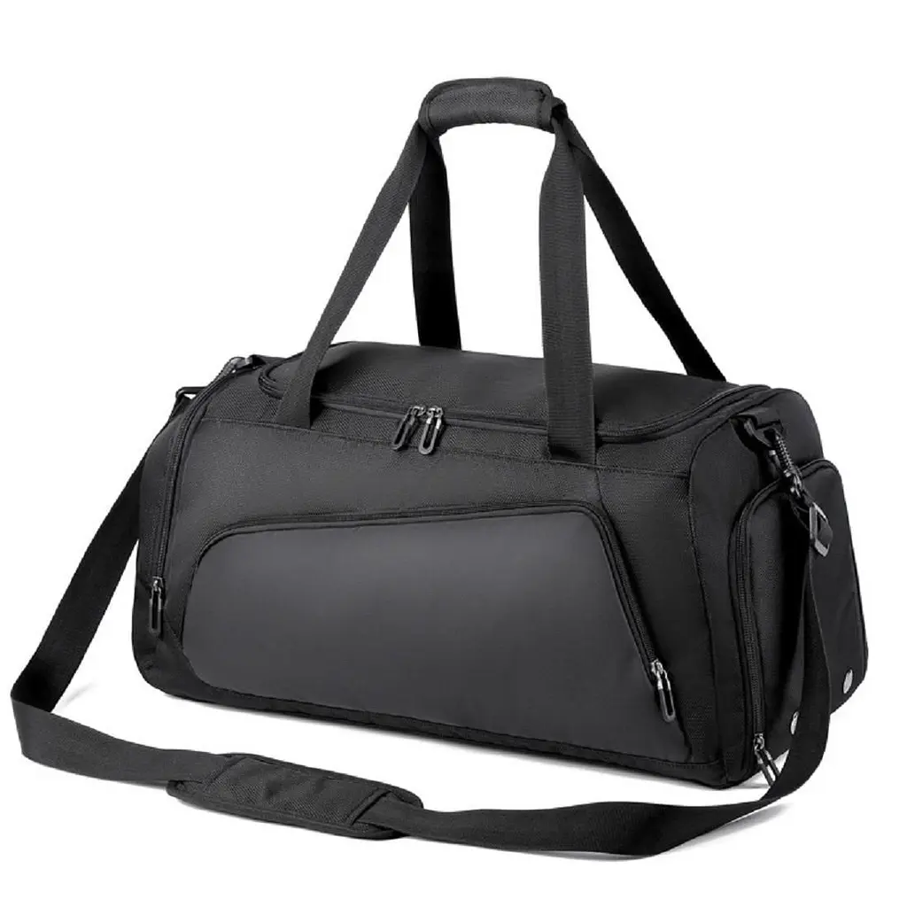 Дорожня сумка чорна текстильна Confident TB8-T17A - фото 5