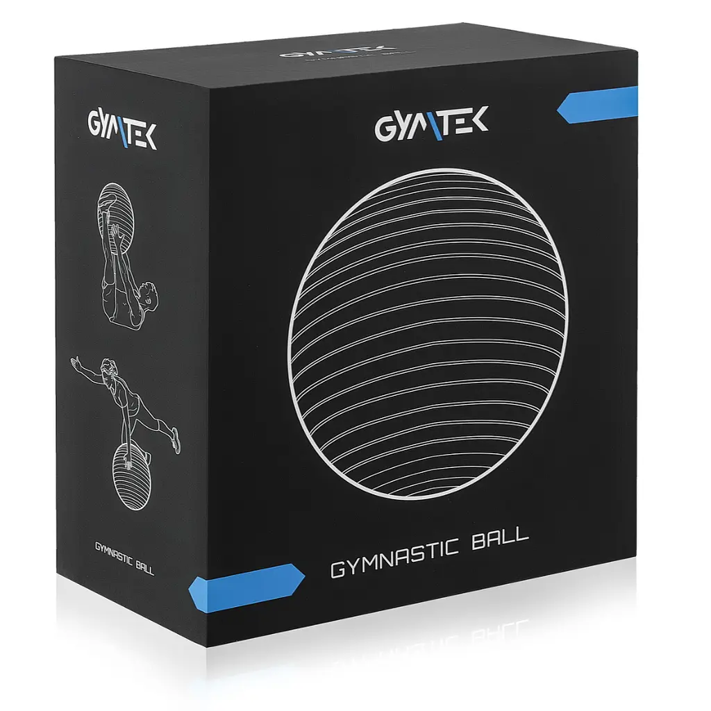 Фітбол Gymtek 65см синій + насос - фото 7