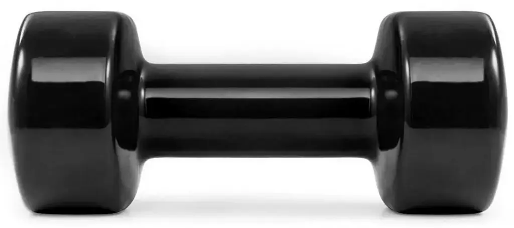 Гантель виниловая PowerPlay 2 кг PP_4121 Черная 1 шт (PP_4121_2kg) - фото 3