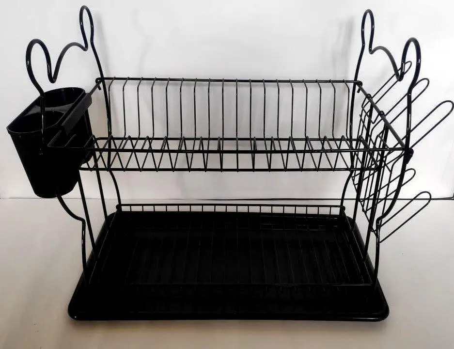 Сушка для посуду Dish Rack WL 2606 S чорна - фото 2