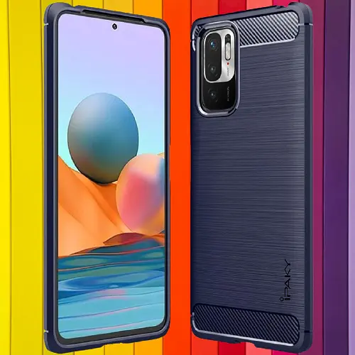 Чехол iPaky Slim Series для Xiaomi Redmi Note 10 5G / Poco M3 Pro [Blue] [59749] - фото 2