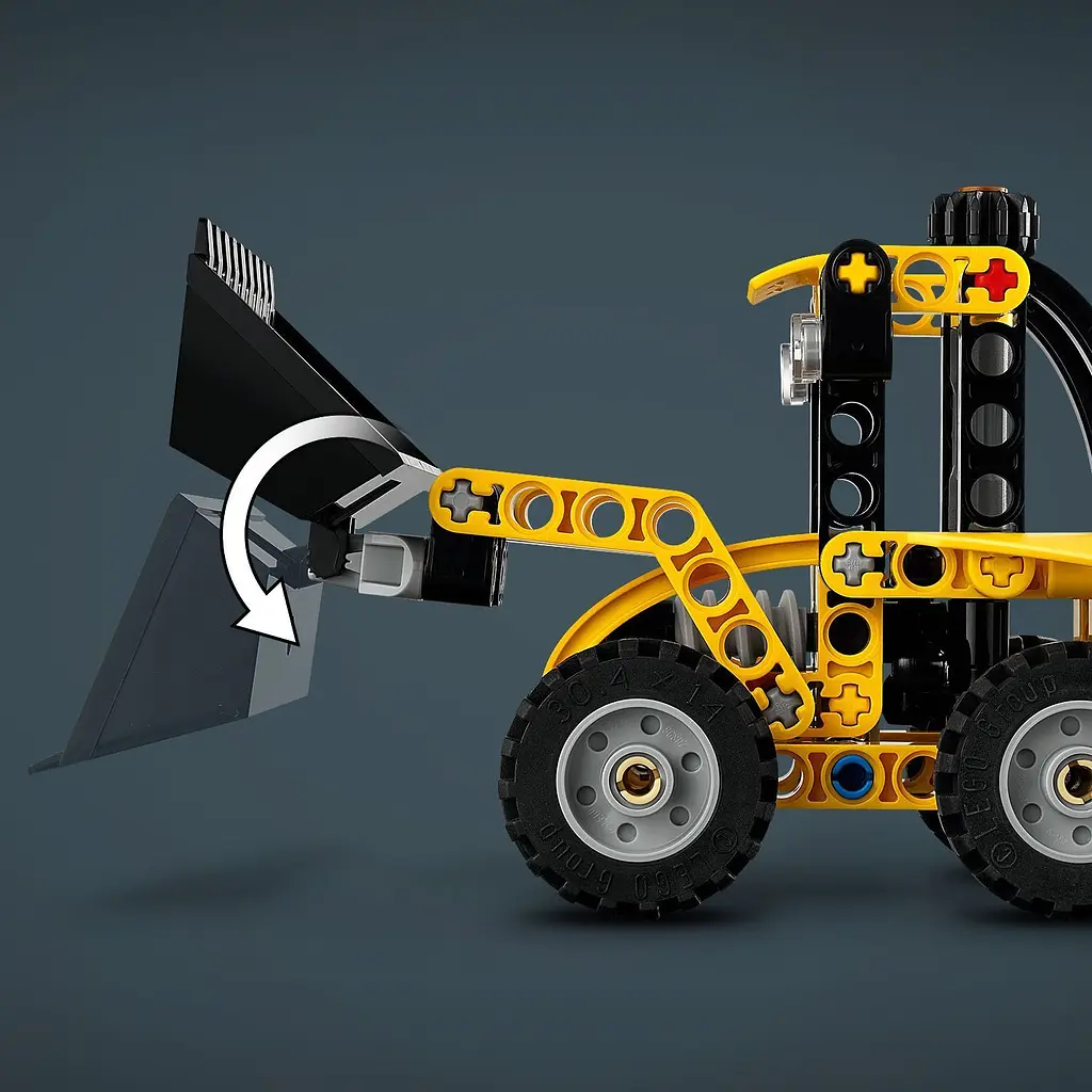 Конструктор LEGO Technic Екскаватор-навантажувач 104 деталі (42197) - фото 8
