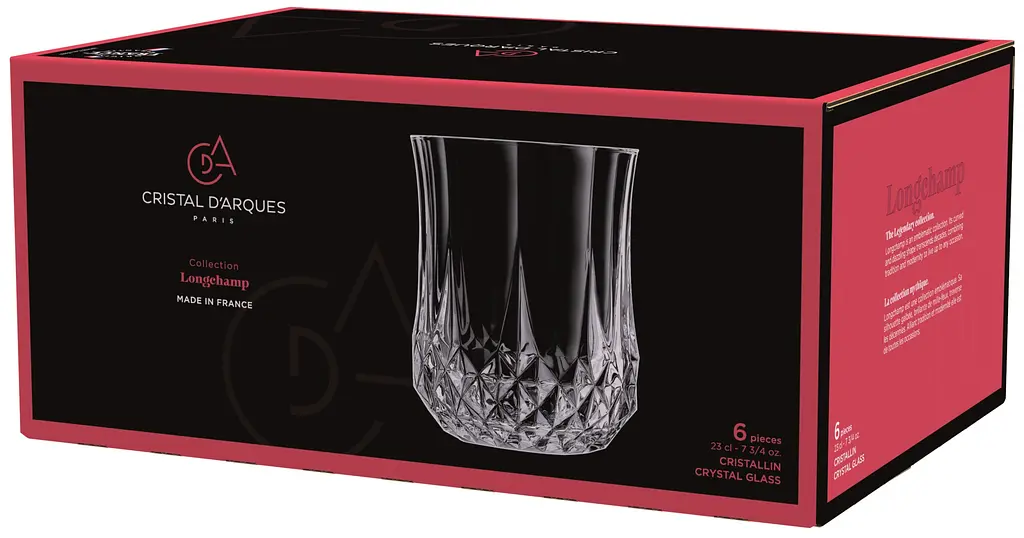 Набір склянок Cristal d'Arques Paris Longchamp CD'A kuh0016604 - фото 9