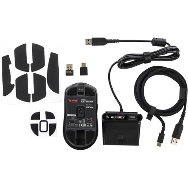 Мишка A4Tech Bloody R77 Ultra Wireless Dock Black (4711421003575) - фото 7