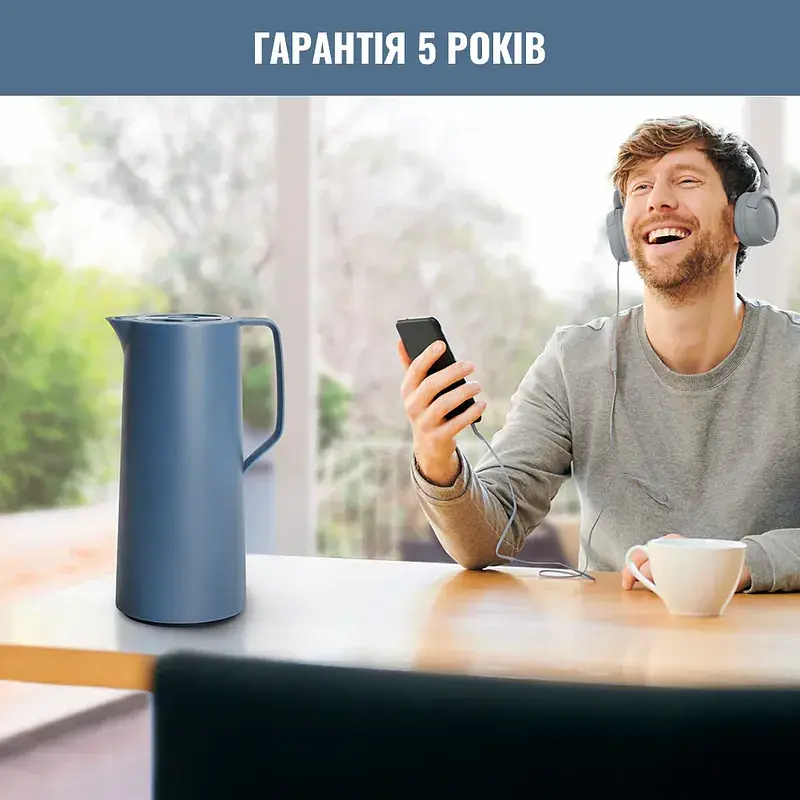 Термокувшин Tefal Motiva 1 л голубой (N4170310) - фото 12