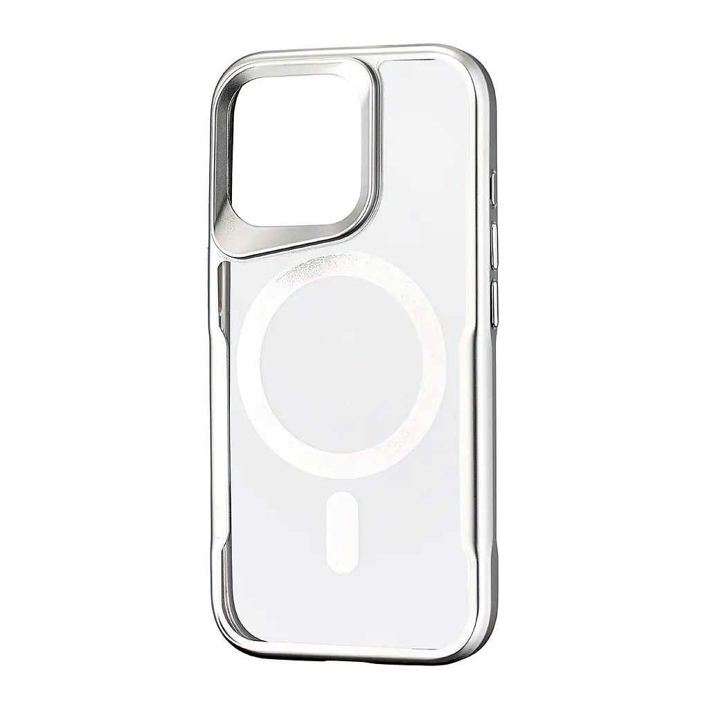 Чохол Metal Frame with MagSafe iPhone 16 Dark Silver