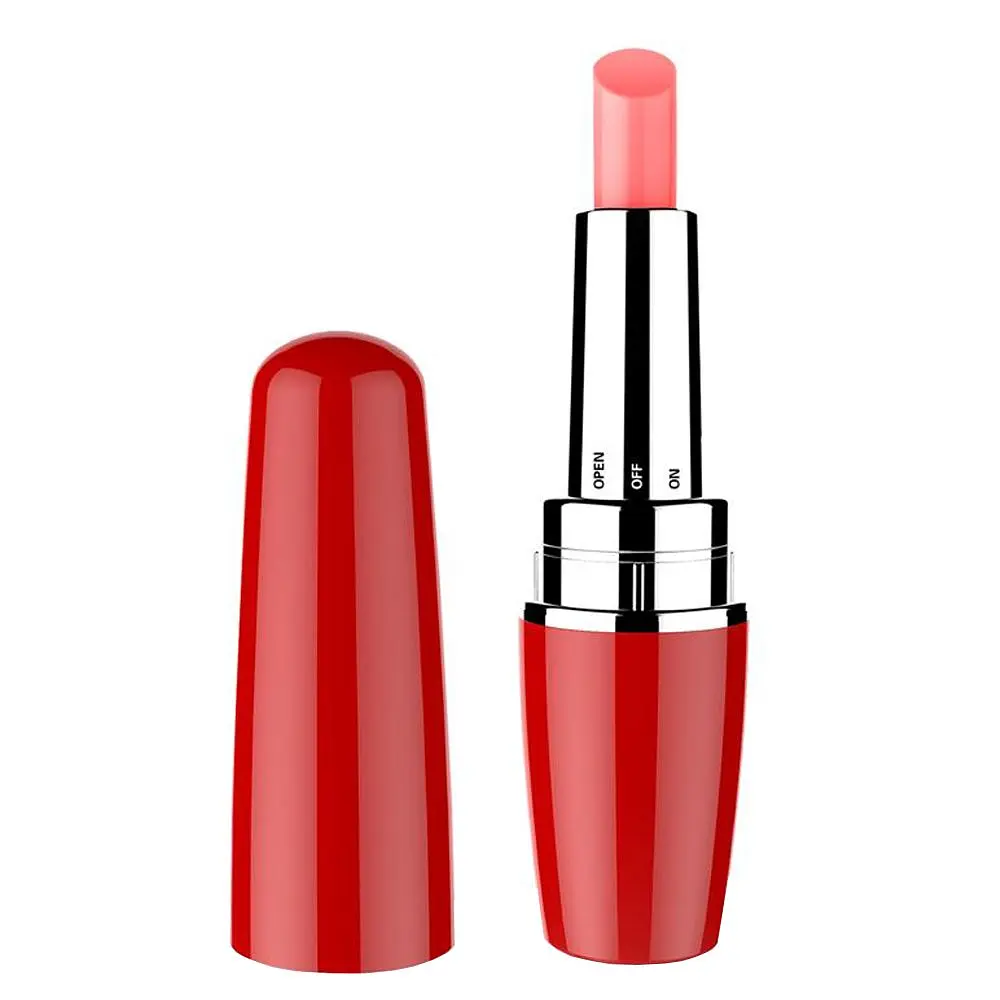Міні-вібратор Latetobed Viblips Red Stimulator, 9,5 см (червоний)