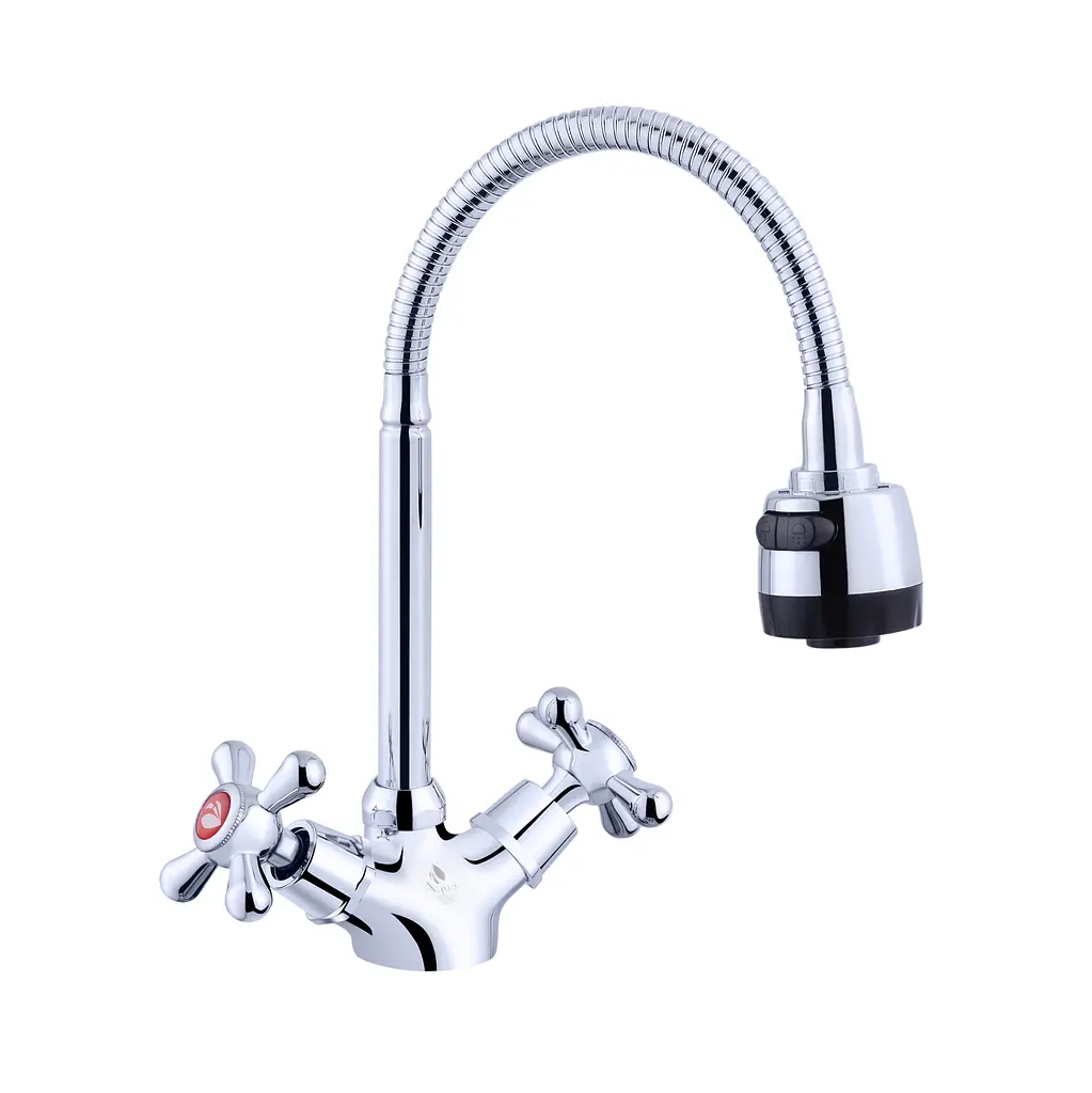 Смеситель для кухни с гибким изливом Agua Toledo-C039 CV018082 Хром - фото 3