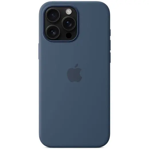 Силіконовий чохол CasePro Silicone Case with MagSafe Denim для iPhone 16 Pro Max - фото 2