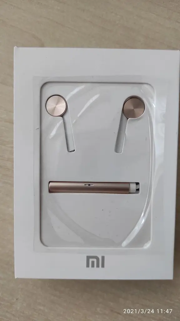 Навушники Xiaomi Mi Hybrid Earphone ZBW4325TY золотисто білі - фото 2