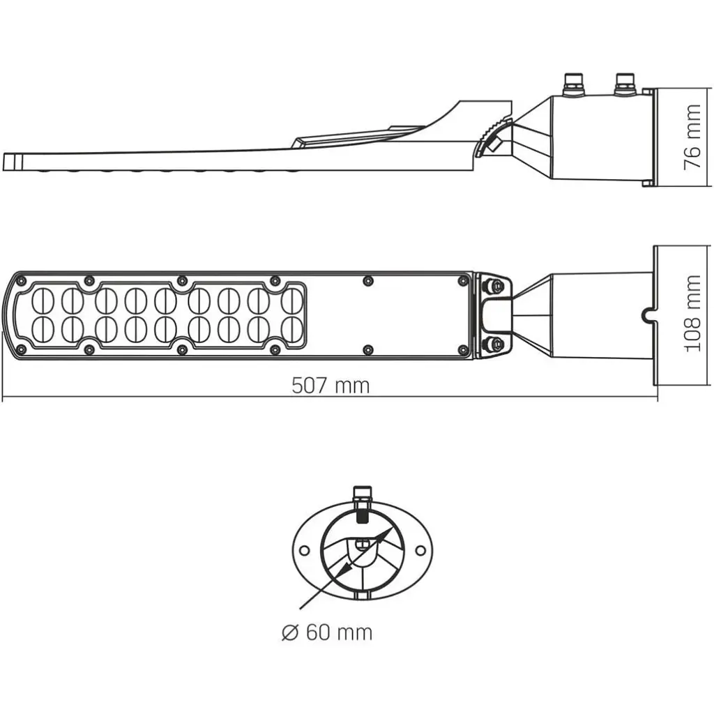 Світлодіодний ліхтар Videx SLE18 50W 5000K (VL-SLE18-0505) [144894] - фото 7