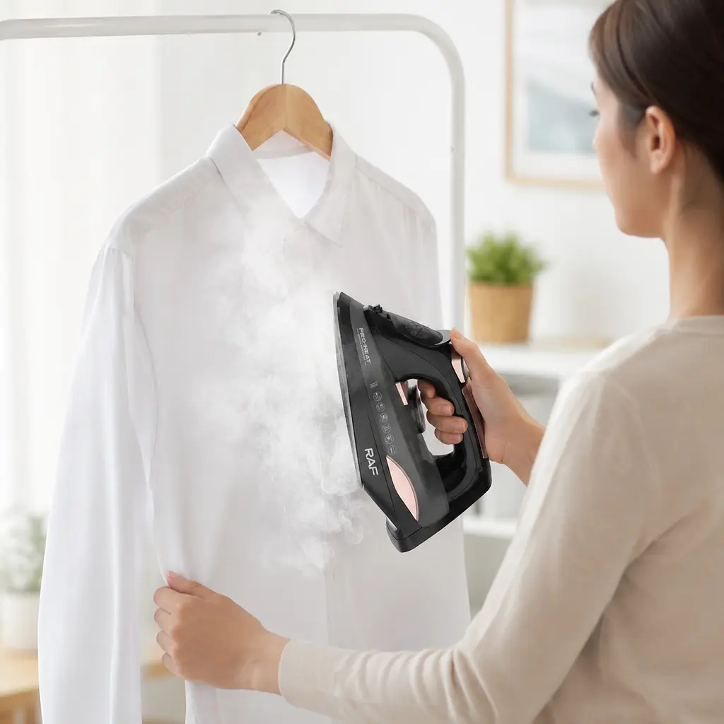 Праска RAF ELECTRIC STEAM IRON R.1388 / Парова праска бездротова + зарядна база, 2400 Вт / Праска з керамічним покриттям - фото 5