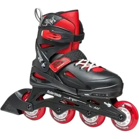 Ролики Rollerblade Fury Combo 36.5-40.5 Black/Red (1012-07373600-741-36.5-40.5) - фото 1