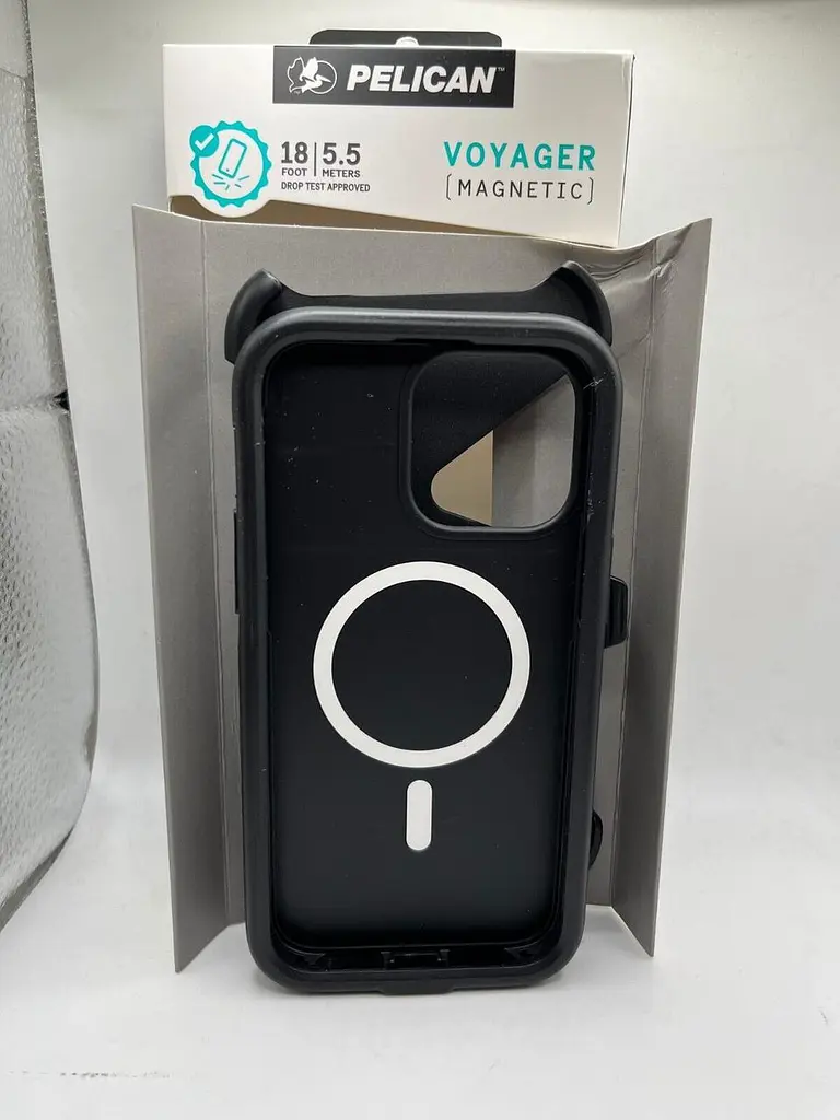 Протиударний з кліпсою чохол Pelican Voyager MagSafe для iPhone 14 Pro Black аналог OtterBox Defender - фото 4