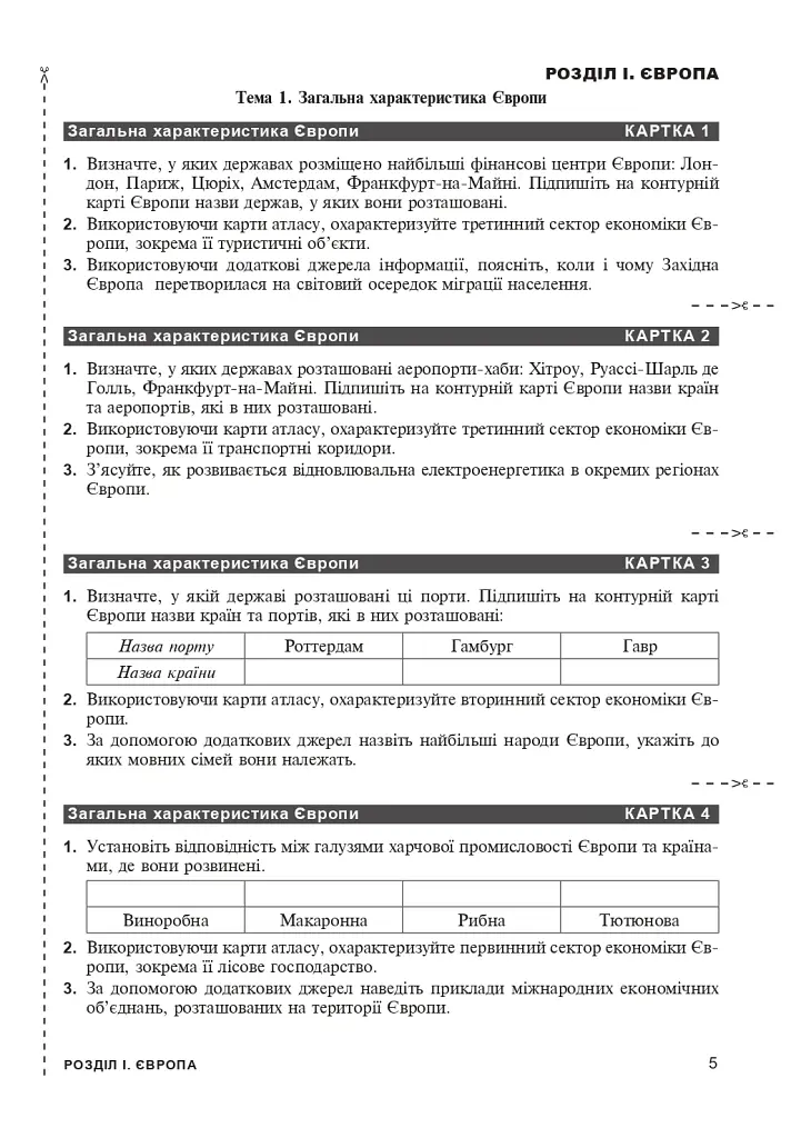 Географія. Регіони та країни світу. 10 клас. Збірник завдань для роботи з картами та Інтернет-джерелами - фото 4