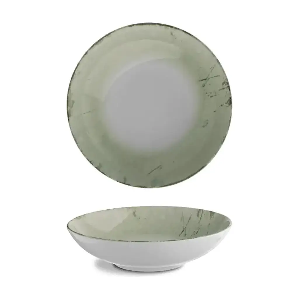Тарілка G.Benedikt Isabelle глибока 22 см Stone Green (ISC1922-K0010)