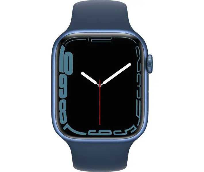 Смарт-годинник Apple Watch Series 7 GPS 45mm Blue Aluminum Case with Blue Sport Band (MKN83) [60284] - фото 2