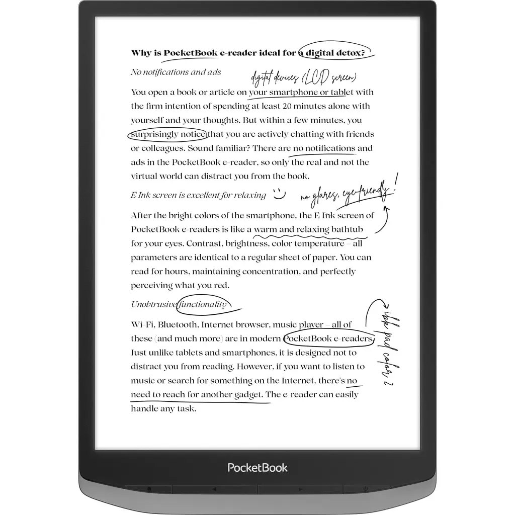 Электронная книга PocketBook 1040D InkPad X PRO Mist Grey [PB1040D-M-WW] [97196] - фото 2