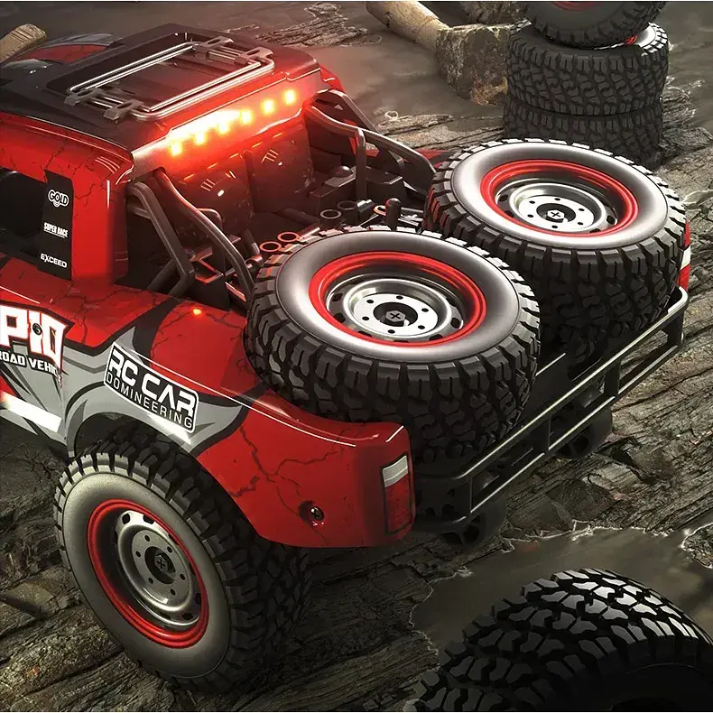 Машинка на радіокеруванні  JJRC Q130-A All-wheel Drive SUV Black/Red [119076] - фото 5