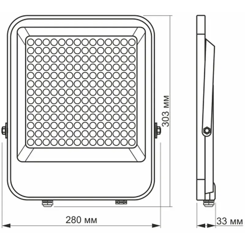 Прожектор Videx LED PREMIUM F2 150W 5000K (VL-F2-1505G) - фото 4