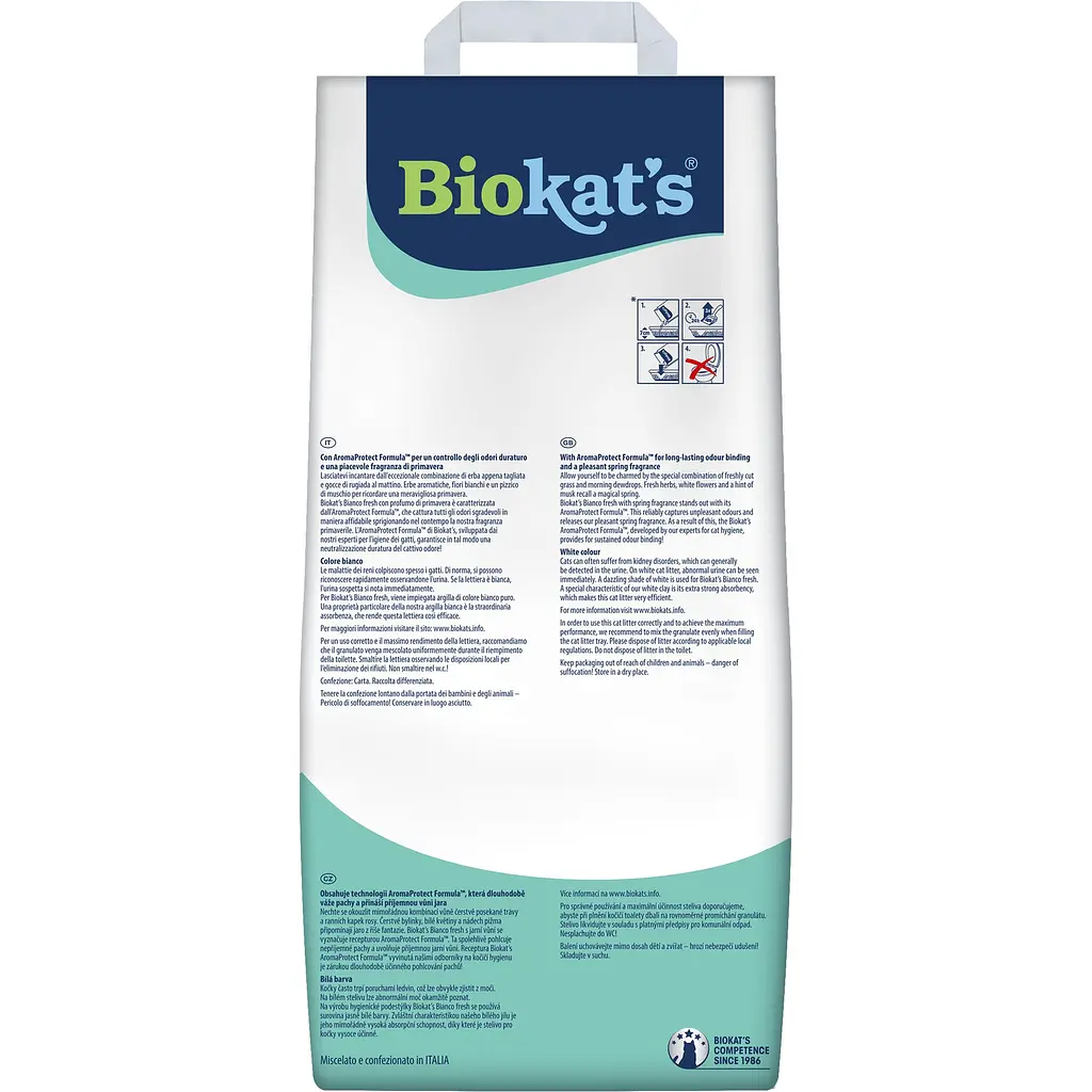 Наповнювач бентонітовий Biokat's Bianco Fresh 10 кг (G-75.64) - фото 3