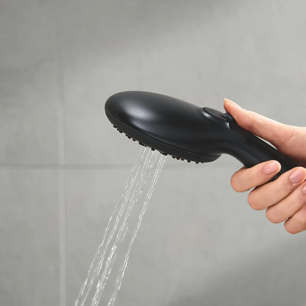 Душевая система термостатическая Grohe QuickFix Vitalio Start System 250 266772431, Черный матовый - фото 12
