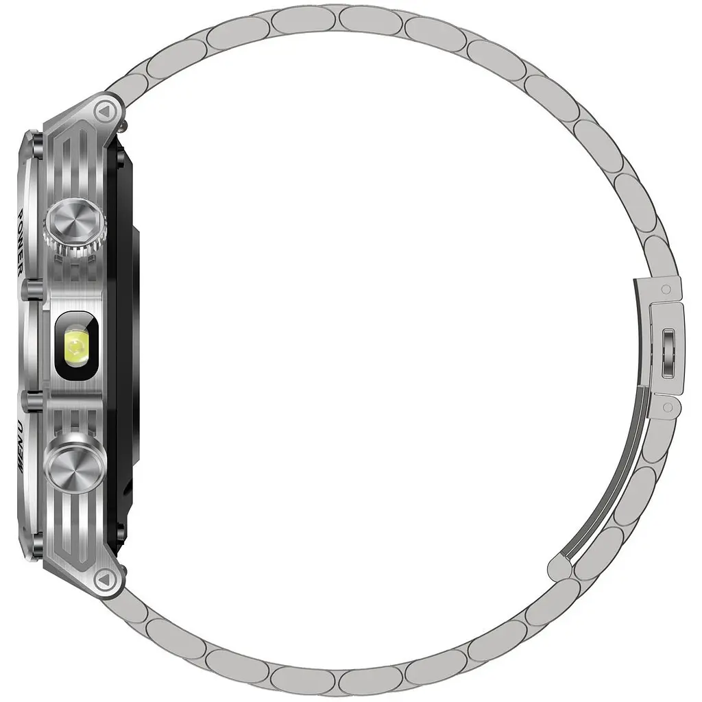 Смарт-годинник Uwatch Smart Surf X Pro Steel 2 ремінці сріблястий (3382) - фото 7