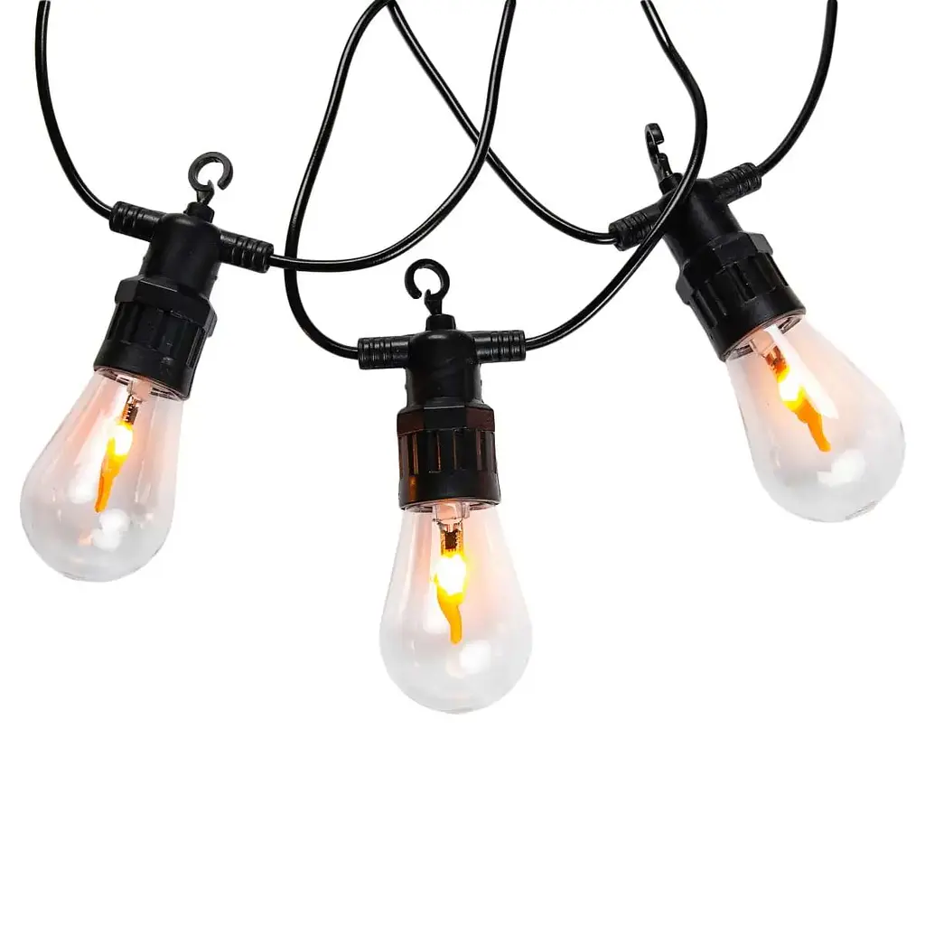 Ретро-гирлянда уличная GarlandoPro 10 LED длина 5 м, имитация огня (S141) - фото 13