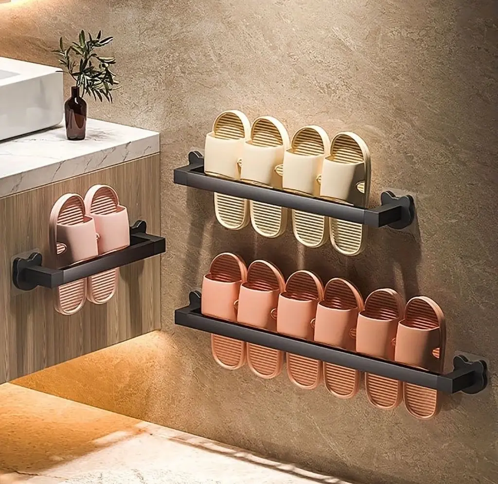 Універсальна поличка для взуття та рушників SHOE HOLDER / Утримувач для рушників / Ручник тримач - фото 5
