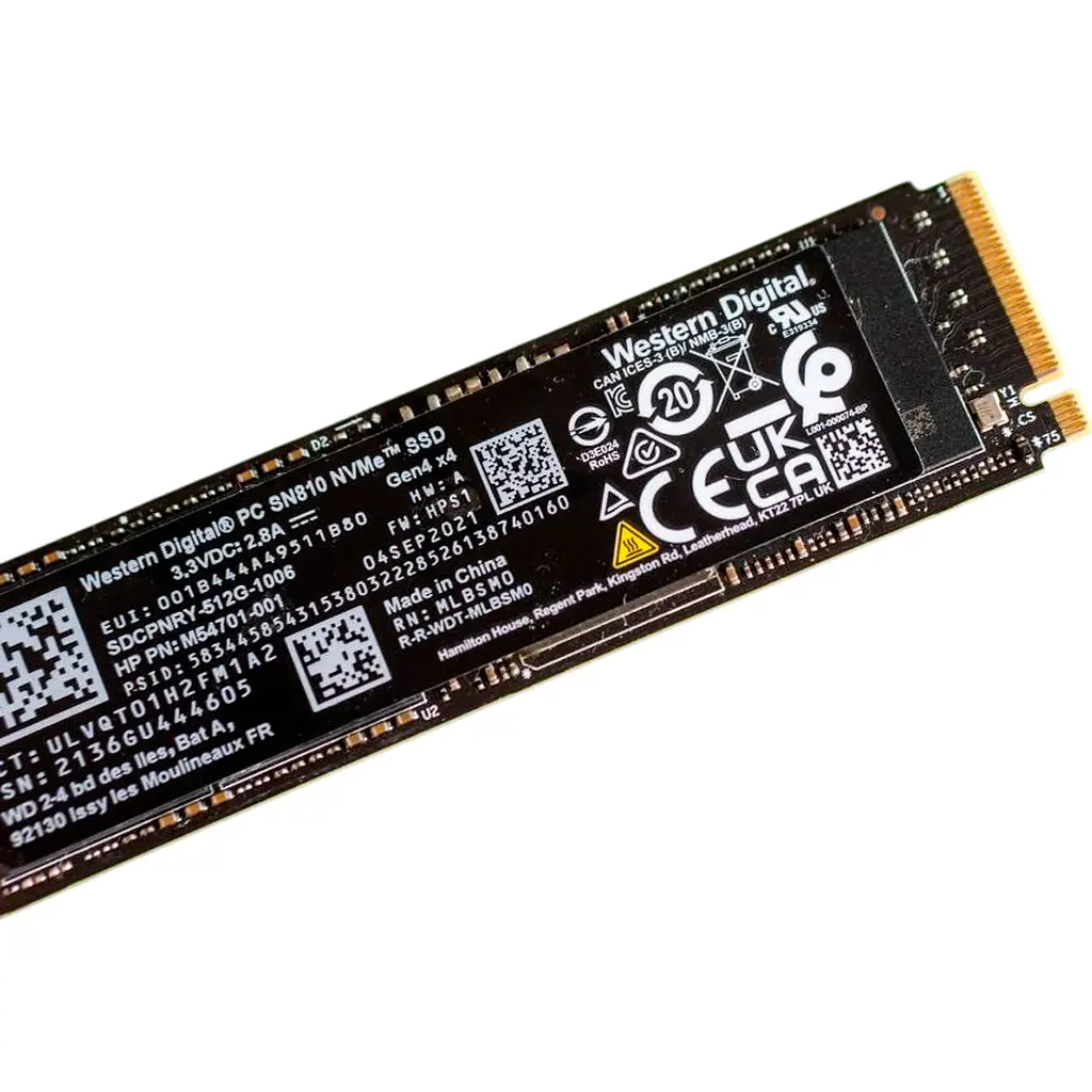 SSD накопичувач WD SN810 256 GB [SDCQNRY-256G_OEM] OEM [122367] - фото 3