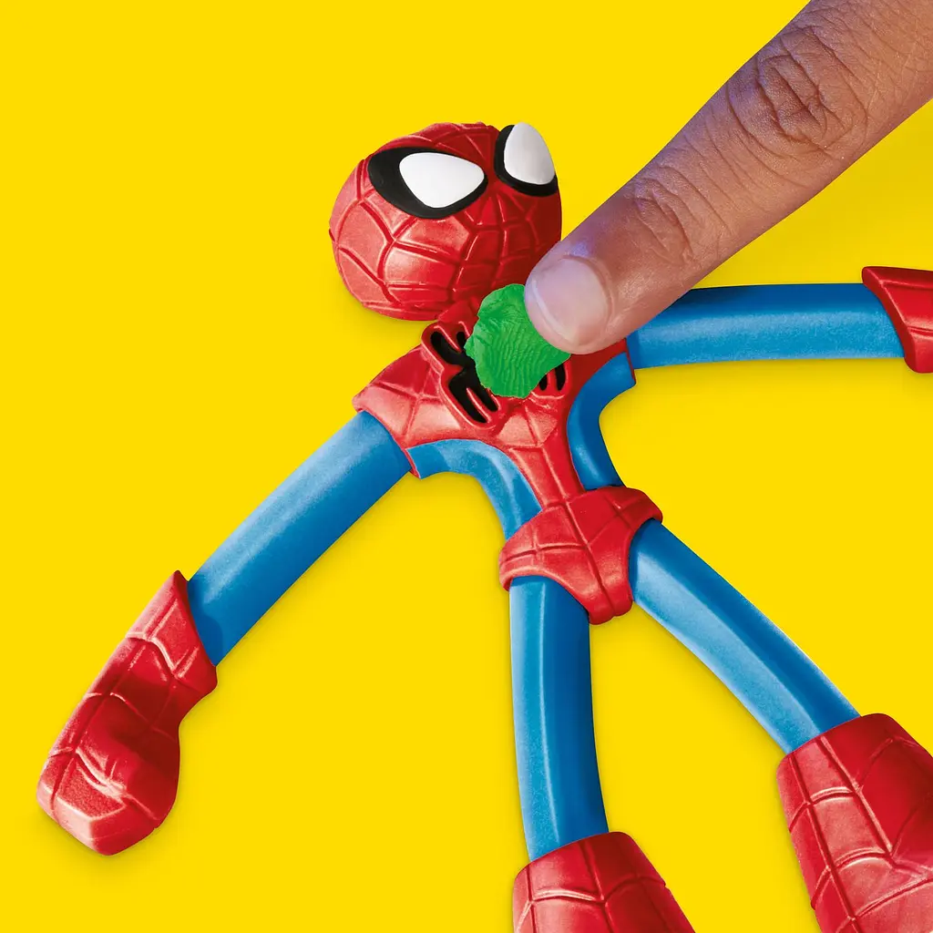 Набор для творчества Hasbro Play-Doh Marvel с массой для лепки Человек-паук (F9827) - фото 8